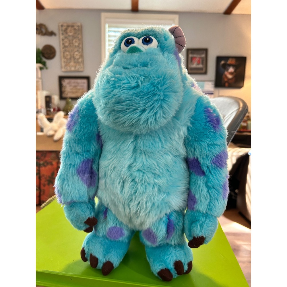 Disney Store Monsters Inc Sulley Plush James P Sullivan Blue Purple DU02894A